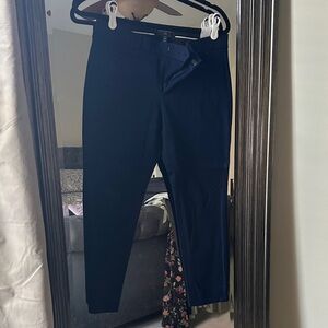 Banana Republic Dark Blue and Gray Sloan Dress Pants